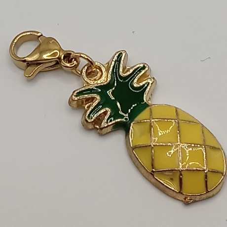 Ananas Clip Anhänger Bettelarmband Kinder 