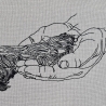 leg deine Pfote in meine Hand - Motiv 3 - 20x20 