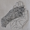 leg deine Pfote in meine Hand - Motiv 4 - 14x14 