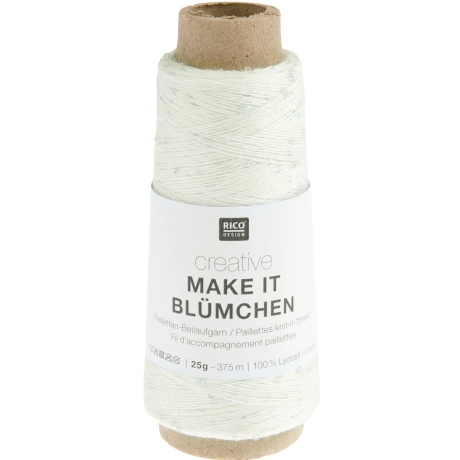 Rico Creative Make it Blümchen, 25g, Beilaufgarn, Effektgarn