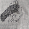 leg deine Pfote in meine Hand - Motiv 4 - 20x20 
