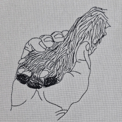 leg deine Pfote in meine Hand - Motiv 5 - 20x20 