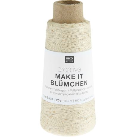 Rico Creative Make it Blümchen, 25g, Beilaufgarn, Effektgarn