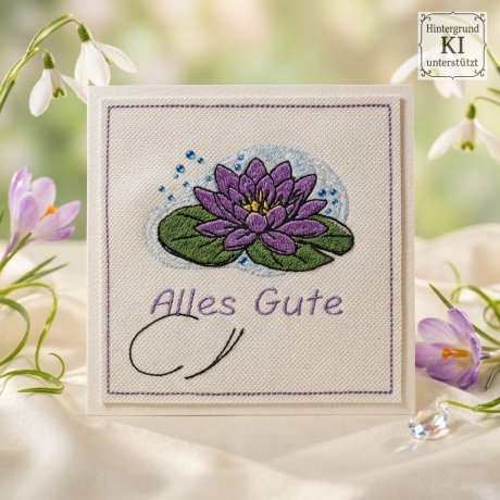 0056- Stickdateien Jahresblumen inkl. ITH