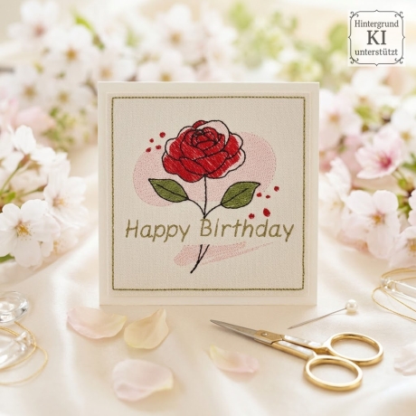 0056- Stickdateien Jahresblumen inkl. ITH