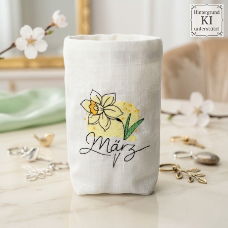 0056- Stickdateien Jahresblumen inkl. ITH