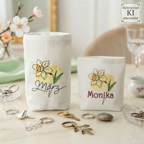 0056- Stickdateien Jahresblumen inkl. ITH