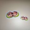 Kawaii Sticker - Kastanienpärchen
