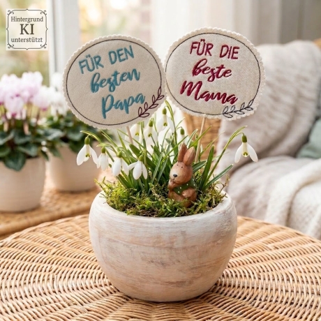 0057- ITH Blumenstecker und Texte für jeden Anlass