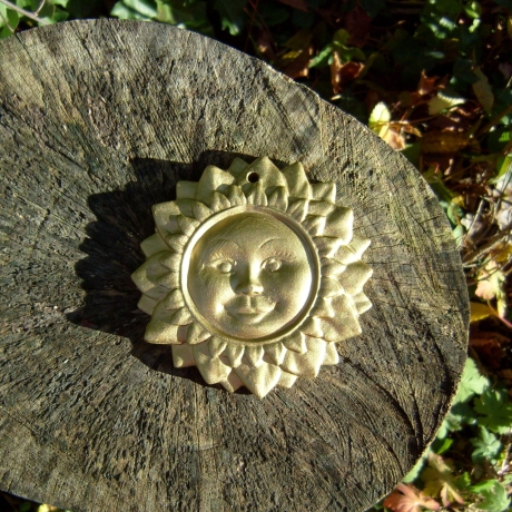 Keramik-Sonne - 10 cm