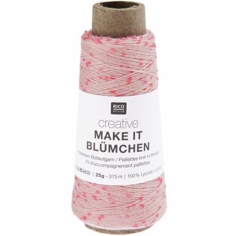 Rico Creative Make it Blümchen, 25g, Beilaufgarn, Effektgarn
