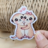 Kawaii Sticker – Valentinstag Erdmännchen - Paar