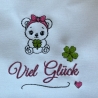 0064 – Stickdateien Glückstiere  inkl. ITH Anhänger