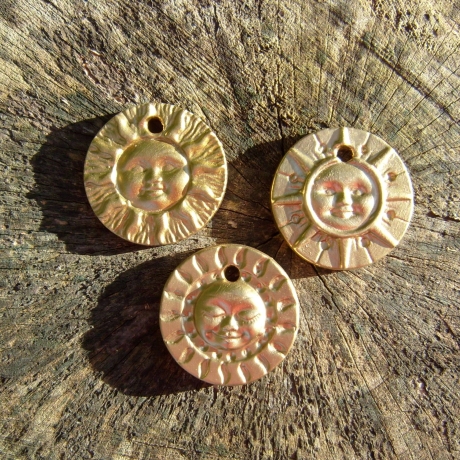 Keramik-Sonnentaler 3-tlg.