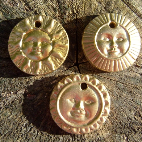 Keramik-Sonnentaler 3-tlg.