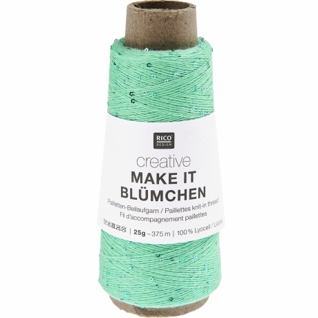Rico Creative Make it Blümchen, 25g, Beilaufgarn, Effektgarn
