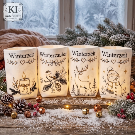0073– Stickdateien Set elegantWinter– ab 10x10 cm
