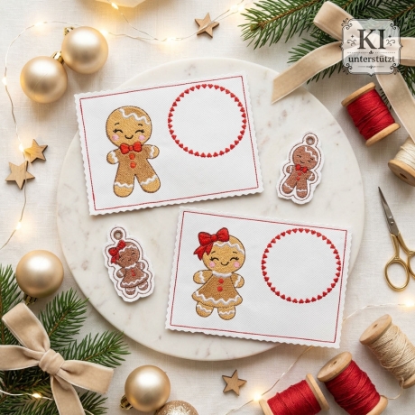 0078 – Stickdateien Lebkuchen inkl. ITH, Applis und Doodle Applis