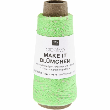 Rico Creative Make it Blümchen, 25g, Beilaufgarn, Effektgarn