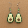 witzige Avocado Ohrhänger Ohrringe Modeschmuck