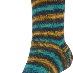 Fortissima Funky Double Socks, 4-fädige Sockenwolle, Fb. 01