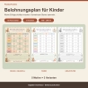 Belohnungsplan für Kinder zum Ausdrucken – 15 Seiten in 3 Designs