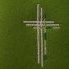 Gotteslobhülle, Wollfilz mit Motiv Kreuz