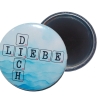 Liebesspruch Taschenspiegel 59 mm Metall Liebe 
