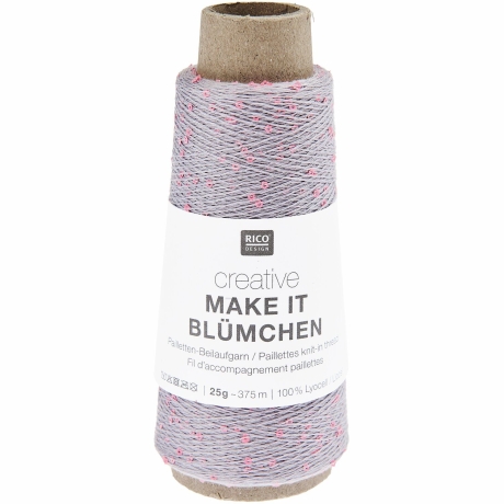 Rico Creative Make it Blümchen, 25g, Beilaufgarn, Effektgarn