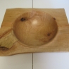Handgedrechselte Schale / Holzschale aus Walnussholz
