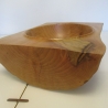 Handgedrechselte Schale / Holzschale aus Walnussholz