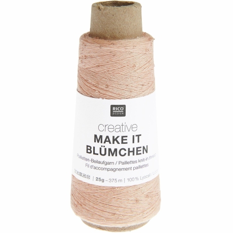Rico Creative Make it Blümchen, 25g, Beilaufgarn, Effektgarn