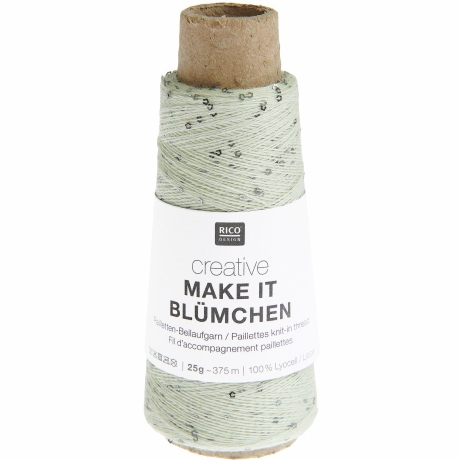 Rico Creative Make it Blümchen, 25g, Beilaufgarn, Effektgarn
