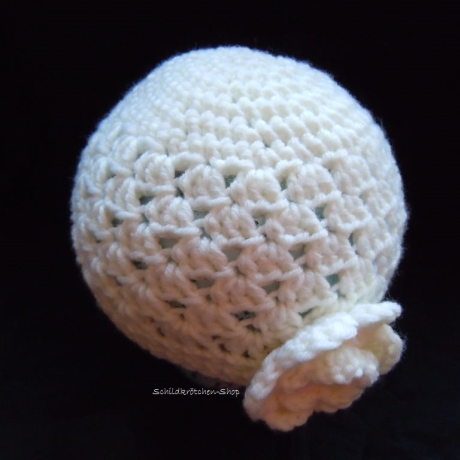 Merino-Taufmütze Janina 34-40cm Kopfumfang