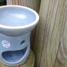 Keramik - Duft-Räucherlampe; 3-tlg.