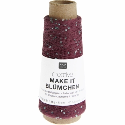Creative Make it Blümchen, 25g, Fb. 016 bordeaux