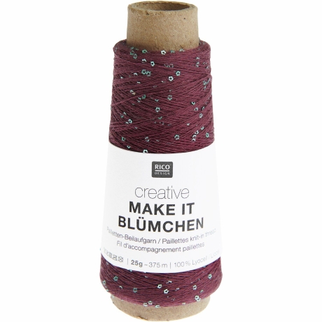 Rico Creative Make it Blümchen, 25g, Beilaufgarn, Effektgarn