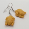 Brathähnchen Fast Food Ohrhänger Ohrringe Modeschmuck