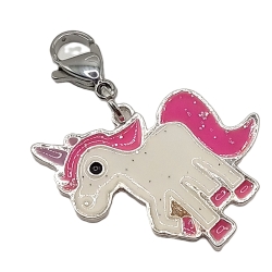 niedliche Einhorn Clip Anhänger Charm Modeschmuck Bettelarmband