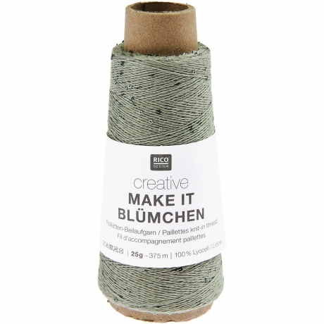 Rico Creative Make it Blümchen, 25g, Beilaufgarn, Effektgarn