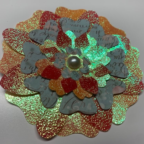 Plotterdatei 3D Blüte 