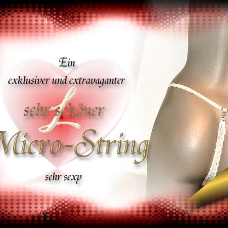 wow micro - O - string, ein Hauch von nix, Intimschmuck