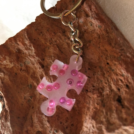 Schlüsselanhänger aus Gießharz Geschenkidee