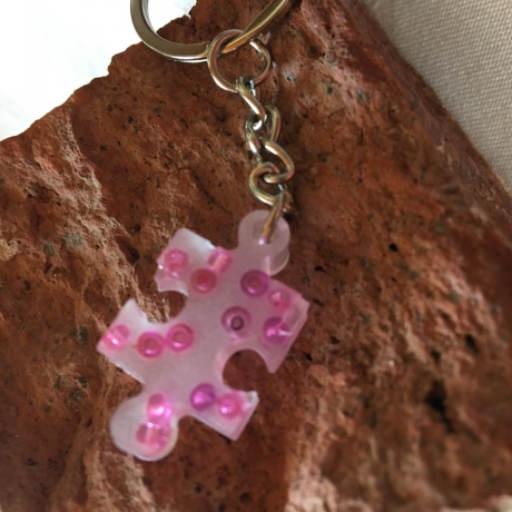 Schlüsselanhänger aus Gießharz Geschenkidee