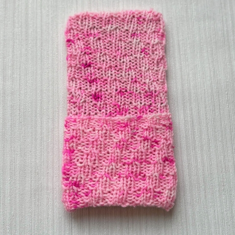 Handyhülle Rosa Pink Handarbeit Umfang dehnbar bis ca 22 cm