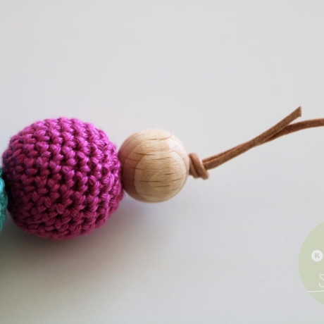 Schlüsselanhänger  ✭  phlox - jade - fuchsia