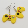 Controller gelb Gamer Zocker Ohrhänger Ohrringe Modeschmuck