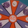Geldgeschenk, Geldgeschenkverpackung zum 40. Geburtstag 78