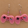 Controller pink Gamer Zocker Ohrhänger Ohrringe Modeschmuck