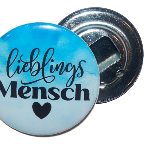 Liebesspruch Flaschenöffner 59 mm Metall Liebe